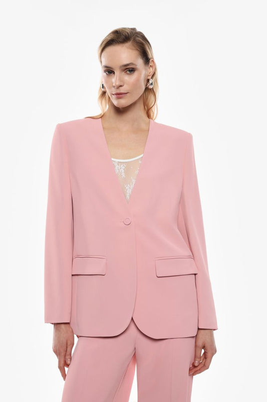 Blazer con chiusura a un bottone