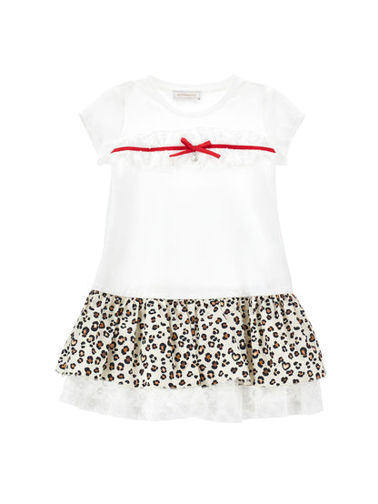 Abito jersey pizzo sangallo