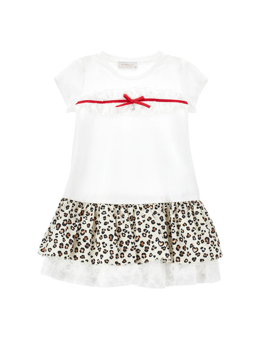 Abito jersey pizzo sangallo